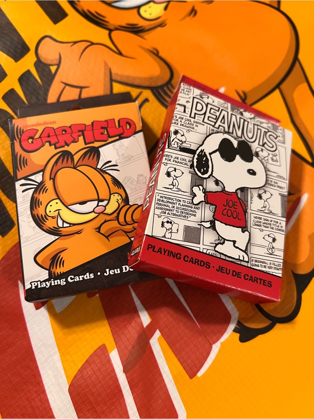 New Nickelodeon Garfield & Peanuts Playing Cards -
